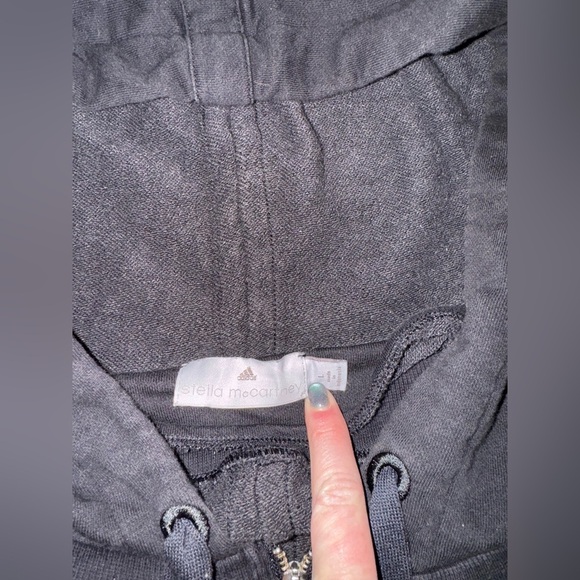 Adidas by Stella McCartney ESS Hoodie in Black Size Large - Picture 4 of 8